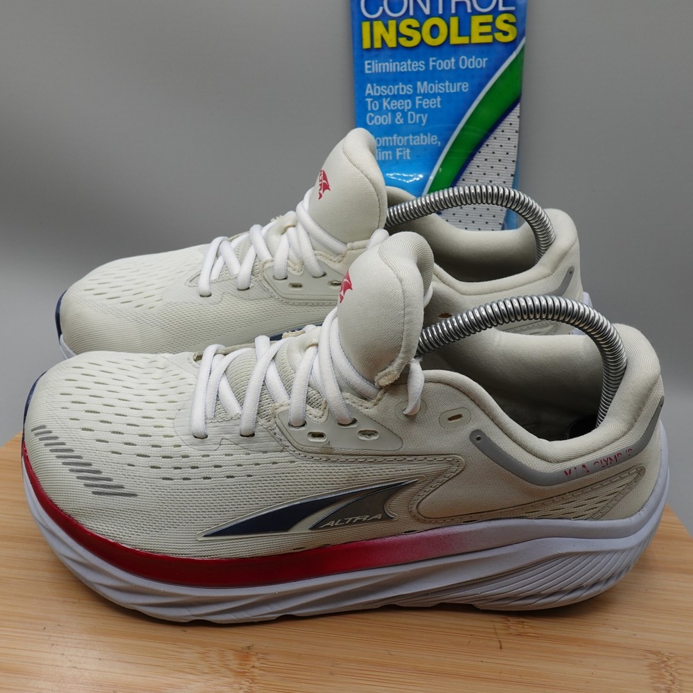 Altra Shoes Womens 8.5 White VIA Olympus Running Sneakers AL0A82CR140 Flaw